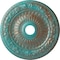 Ekena Millwork Bellona Medallion (Canopies up to 3 5/8"), 23 5/8"OD x 3 5/8"ID x 1 1/8"P, Copper Green Patina CM23BECGS - alternate 1